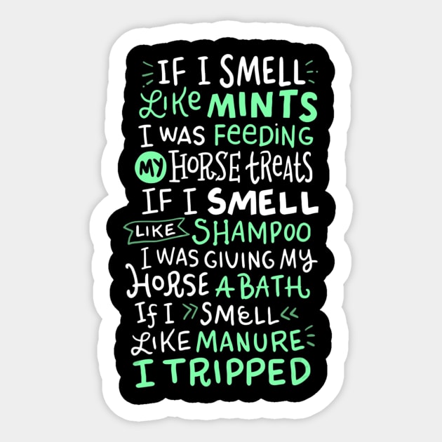 Funny horse shirts, Horse lover Ladies equestrian Sticker by andrelisser